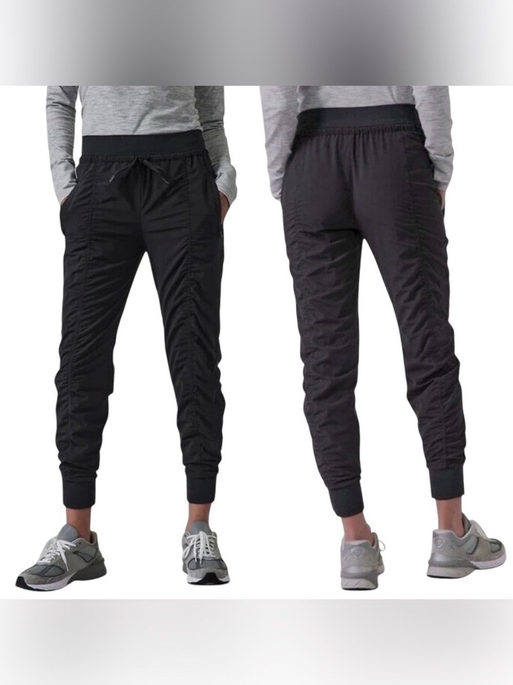 Athleta Attitude Pant High Rise Rouched Joggers Like New